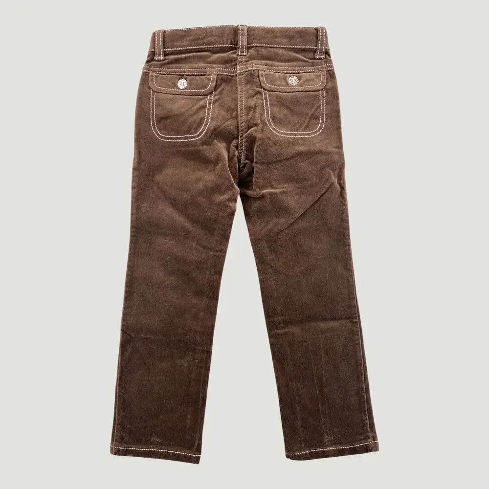 Gymboree Brown Corduroy Pants Girls Size 5 Adjustable Waist NWT
